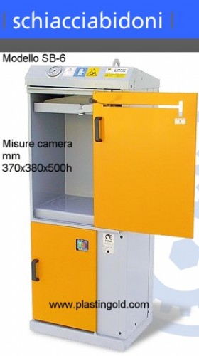 Pressa SB-6  mm 370x380x500h - Plastin Gold