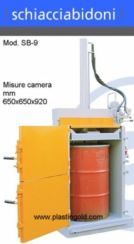 Pressa SB-9  mm 650x650x920h - Plastin Gold